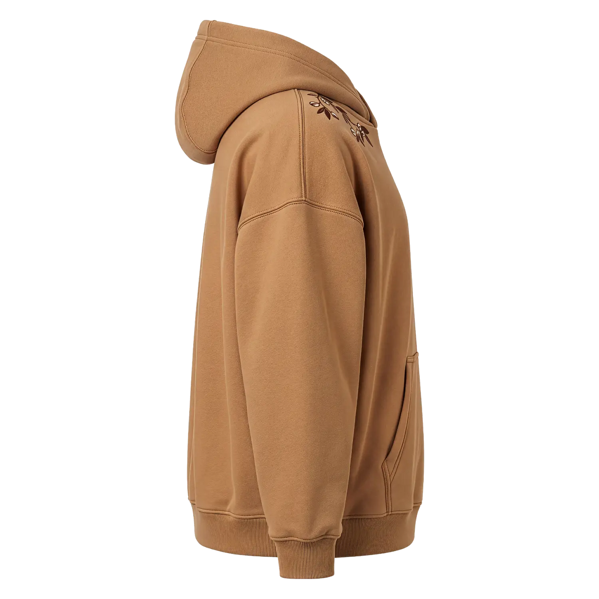 Hoodie Unisex – Fleur De Coeur – Mocha Mousse