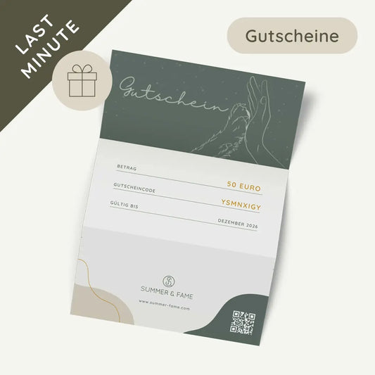 SUMMER & FAME Geschenkgutschein