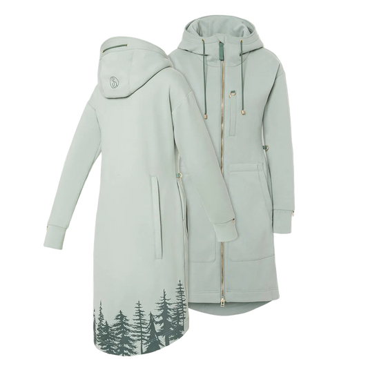 Premium Hoodie Mantel - MISTY FOREST