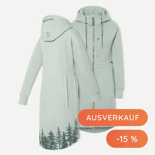 Premium Hoodie Mantel - MISTY FOREST