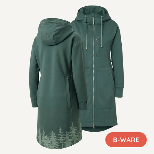 Premium Hoodie Mantel - DARK FOREST