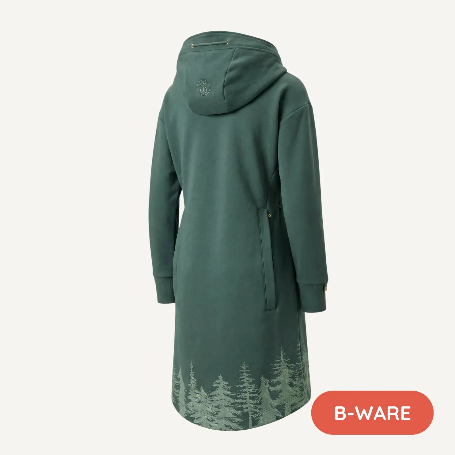 Premium Hoodie Mantel - DARK FOREST