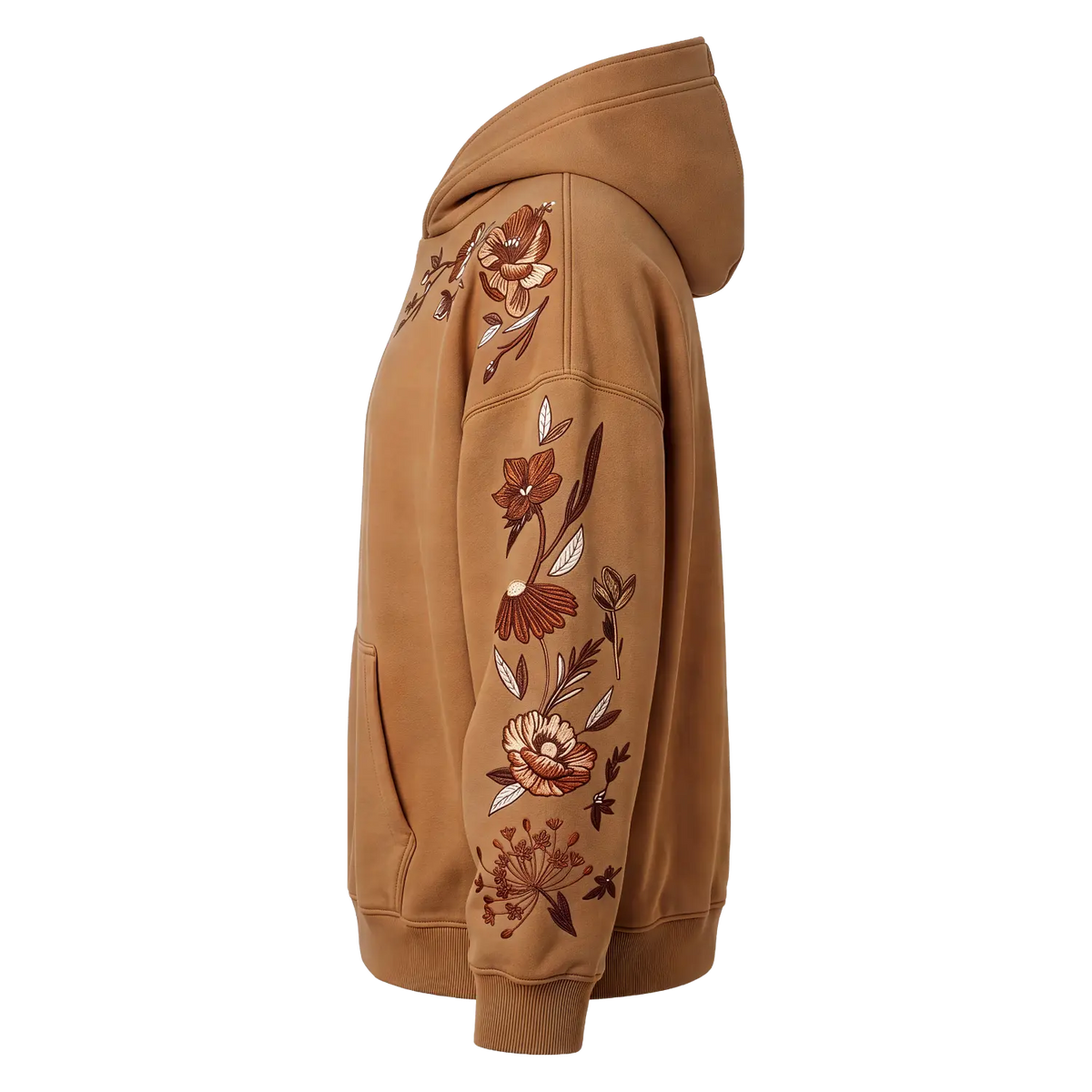 Hoodie Unisex – Fleur De Coeur – Mocha Mousse