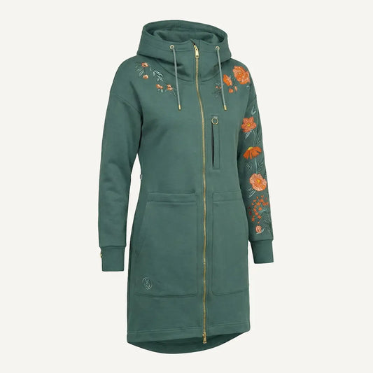 Premium Hoodie Mantel - FLEURS DU COEUR